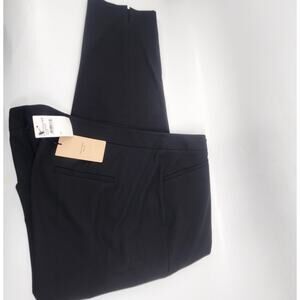 Halogen Taylor Fit Dress Pants Trouser Womens Plus Size 24 Black Classic Luxe